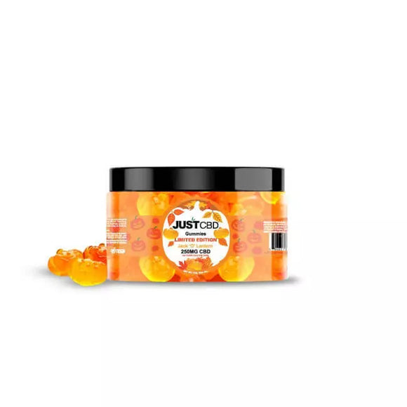 JustCBD - CBD Edible - Halloween Gummies | Jack ‘O’ Lantern - 250mg - 1000mg