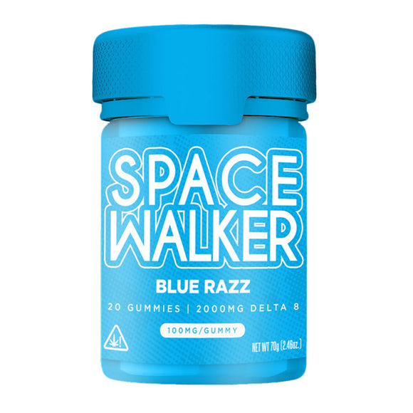 Space Walker - Delta 8 Gummies - Blue Razz - 100mg