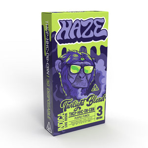 Haze - Twilight Blend Live Resin - Disposable THC Vape - Purple Punch – 3 grams - Indica