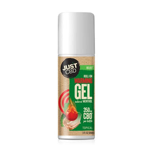 JustCBD - CBD Topical - CBD Heat Roll On Pain Relief Cream 1500mg