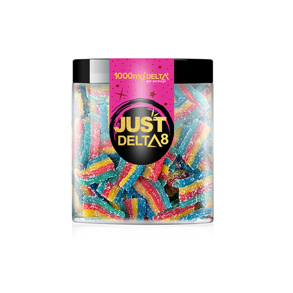 Justdelta - Delta 8 Gummies - Rainbow Ribbons - 250mg-1000mg