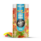 JustCBD - CBD Edible -  Sugar Free Gummy Worms - 250mg - 3000mg
