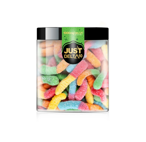 Just DELTA - Delta 10 THC Gummies - Sour Worms - 1000mg