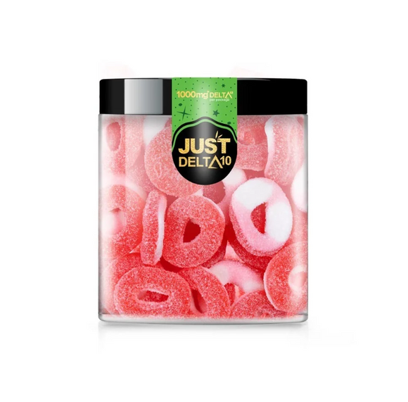 Just DELTA - Delta 10 THC Gummies - Watermelon Rings - 1000mg