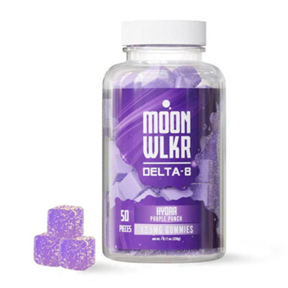 MoonWLKR - Delta 8 Edible - Hydra Purple Punch Gummies