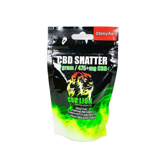 CBD Lion - CBD Concentrate - Cherry Pie Shatter - 0.5 Gram