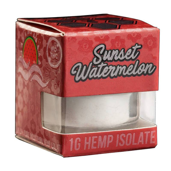 Krypted CBD - CBD Concentrate - Sunset Watermelon Isolate Powder - 1 Gram
