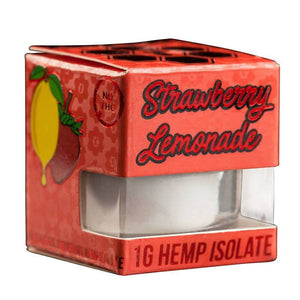 Krypted CBD - CBD Concentrate - Strawberry Lemonade Isolate Powder - 1 Gram