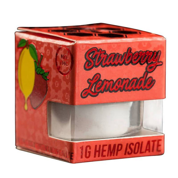 Krypted CBD - CBD Concentrate - Strawberry Lemonade Isolate Powder - 1 Gram