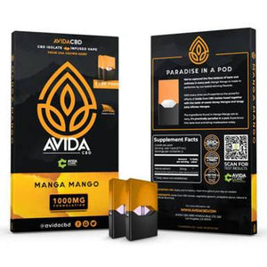 Avida CBD - CBD Pod - Manga Mango - 20mg (2 Pack)