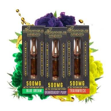 Pinnacle Hemp - CBD Cartridge - Full Spectrum Trainwreck - 500mg