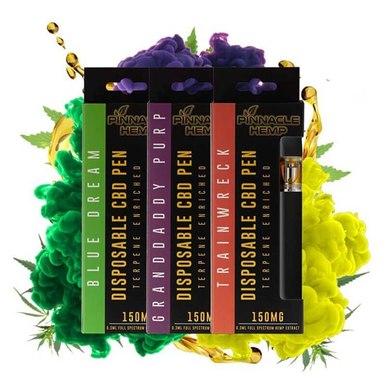 Pinnacle Hemp - CBD Device - Granddaddy Purple Disposable Vape Pen - 150mg