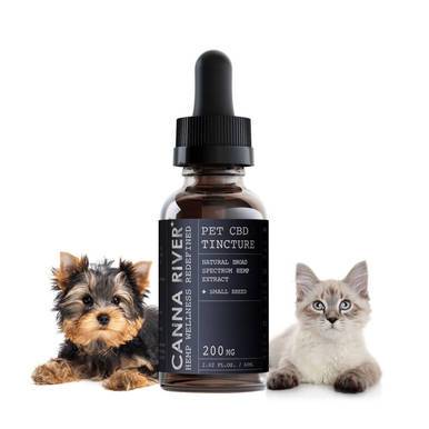 Canna River - CBD Pet Tincture - Broad Spectrum Natural - 400mg-600mg