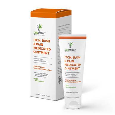 CBDMEDIC - CBD Topical - Itch, Rash & Pain Medicated Ointment