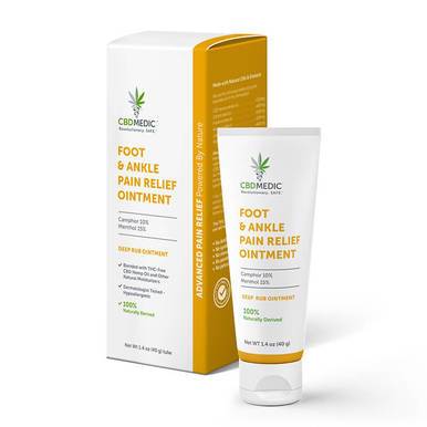 CBDMEDIC - CBD Topical - Foot & Ankle Pain Relief Ointment
