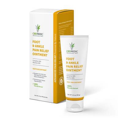 CBDMEDIC - CBD Topical - Foot & Ankle Pain Relief Ointment