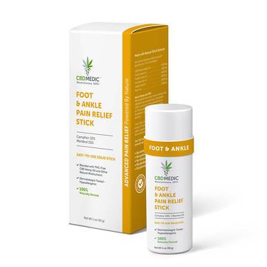 CBDMEDIC - CBD Topical - Foot & Ankle Pain Relief Stick