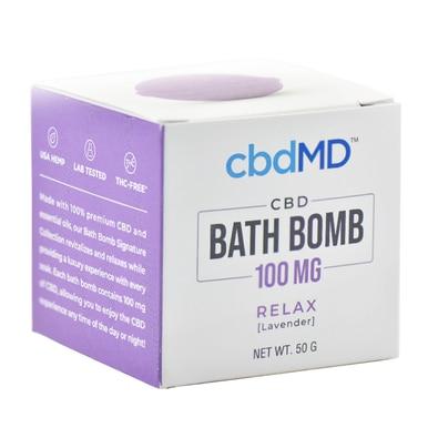 cbdMD - CBD Bath - Relax Bath Bomb - 100mg