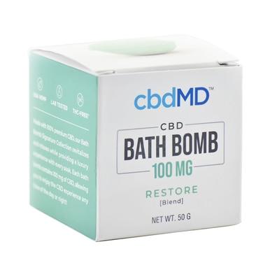 cbdMD - CBD Bath - Restore Bath Bomb - 100mg
