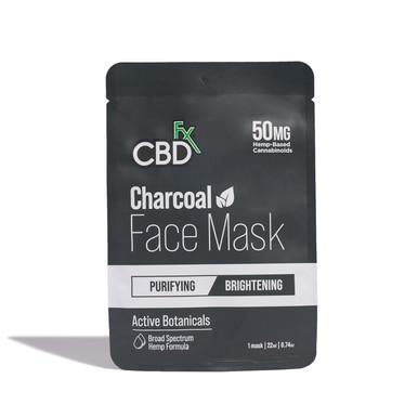 CBDfx - CBD Face Mask - Charcoal - 50mg
