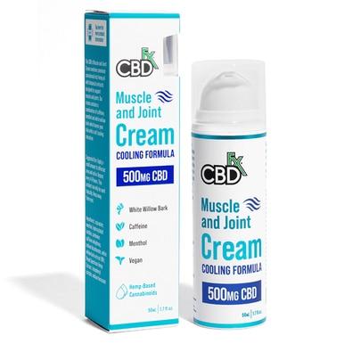 CBDfx - CBD Topical - Muscle & Joint Cooling Cream - 500mg-3000mg