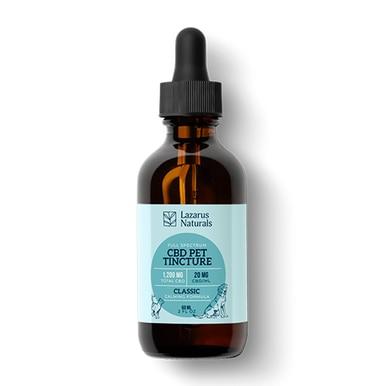 Lazarus Naturals - CBD Pet Tincture - Full Spectrum Classic Calming Formula