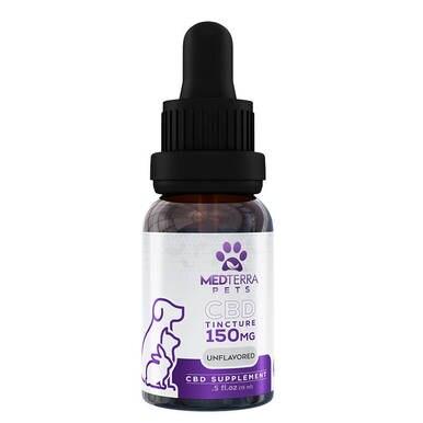 Medterra - CBD Pet Tincture - Unflavored - 150mg-750mg