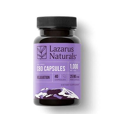 Lazarus Naturals - CBD Capsules - Relaxation Isolate Blend