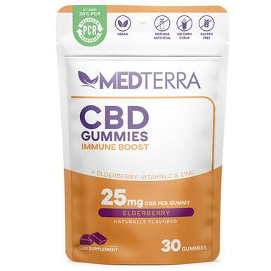 Medterra - CBD Edible - Immune Boost Elderberry Gummies