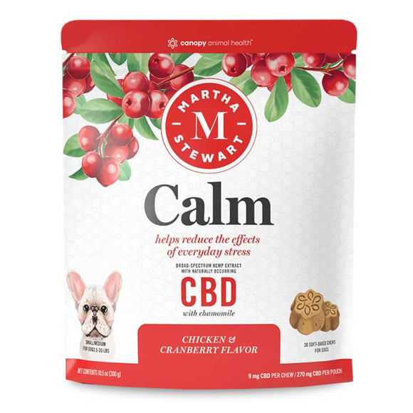 Martha Stewart - CBD Pet Treats - Soft-Baked Calm Dog Chews - 9mg-26mg