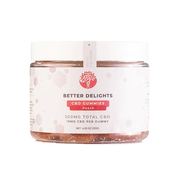 Creating Better Days - CBD Edible - Peach Gummies