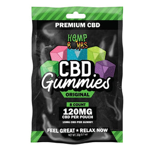 Hemp Bombs - CBD Edible - Original Gummies - 120mg-1500mg