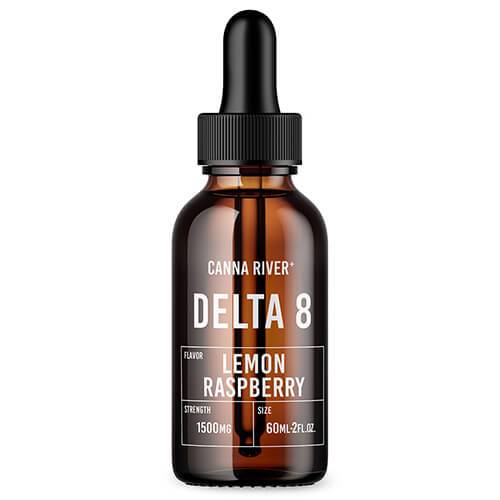 Canna River - Delta 8 Tincture - Lemon Raspberry - 1500mg-3000mg