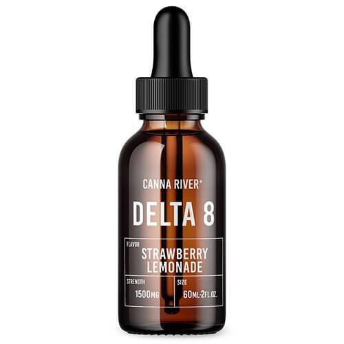 Canna River - Delta 8 Tincture - Strawberry Lemonade - 1500mg-3000mg