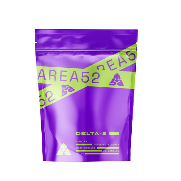 Area 52 - Delta 8 Gummies - Assorted Vegan Gummies - 25mg