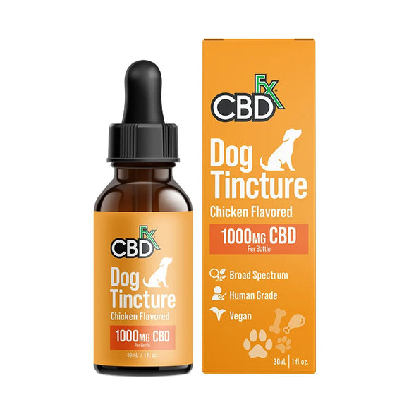 CBDfx - CBD Pet Tincture - Dog - Chicken Flavor - 250mg - 2000mg
