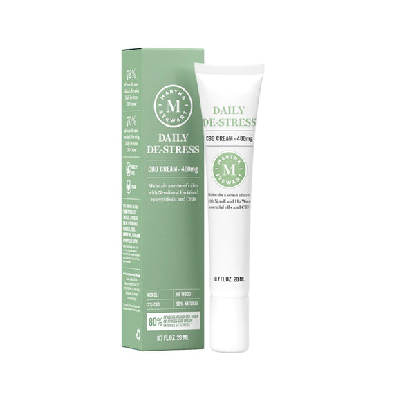 Martha Stewart - CBD Topical - Daily De-Stress Cream - 400mg - 3000mg