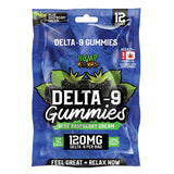 Hemp Bombs - Delta 9 Gummies - Blue Raspberry Dream - 120mg - 500mg