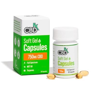 CBDfx - CBD Gel Capsules - 30 Count Bottle - 25mg