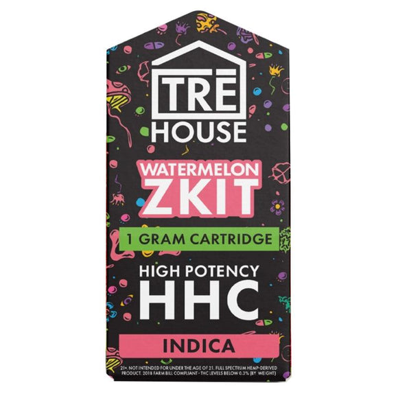 TRE House – Watermelon Zkit 1g Live Resin HHC Cartridge