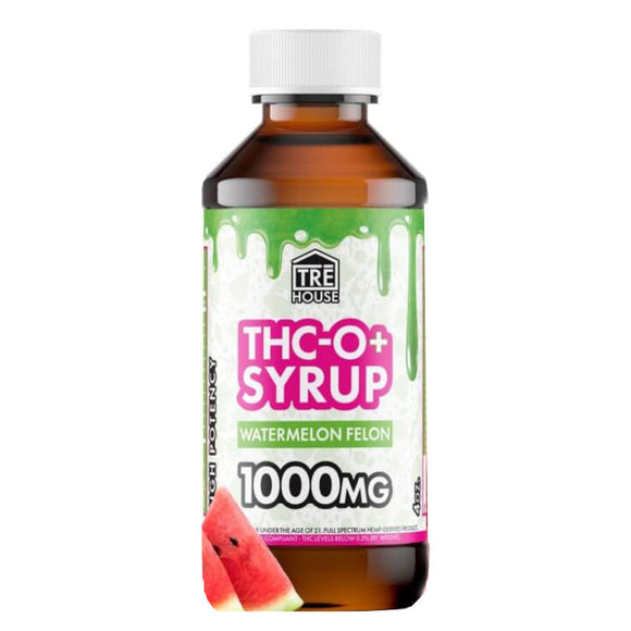 TRE House - THCO Drinks - THCO:D8 Syrup - Watermelon Felon - 1000mg