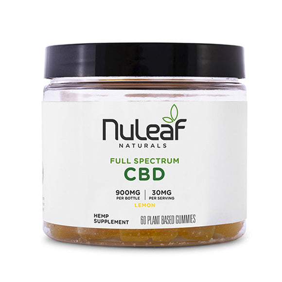 NuLeaf Naturals - CBD Edible - Full Spectrum Lemon Gummies - 300mg-1350mg