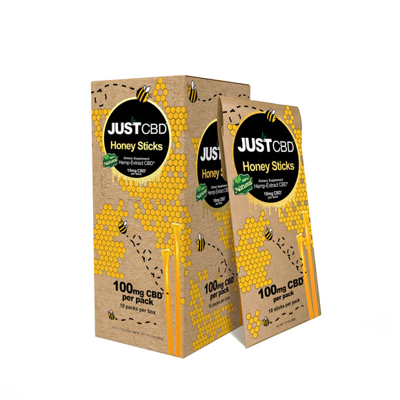 JustCBD - CBD Honey Sticks – 100 Sticks