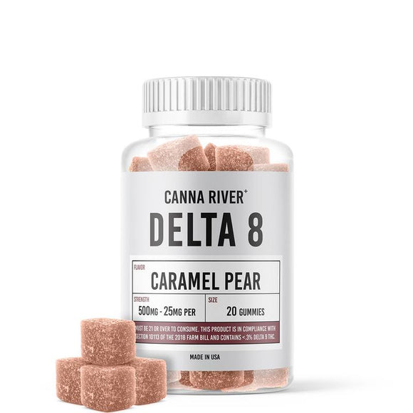 Canna River - Delta 8 Edible - Blue Razz Gummies - 500mg