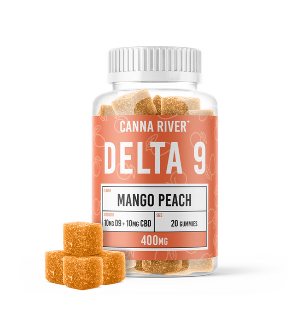 Canna River - Delta 9 Gummies - Mango Peach - 20mg