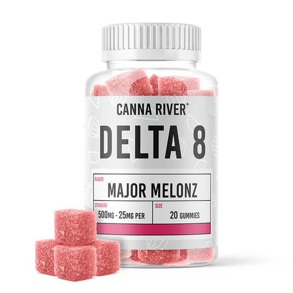Canna River - Delta 8 Edible - Major Melonz Gummies - 500mg