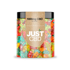 JustCBD - CBD Edible - CBD Gummies - Clear Multi-Colored Bears