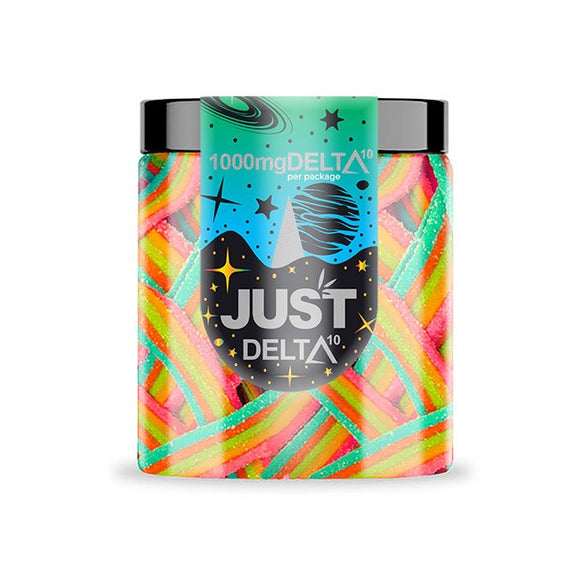 Just DELTA-10 - 1000mg Delta 10 THC Gummies - Rainbow Belts