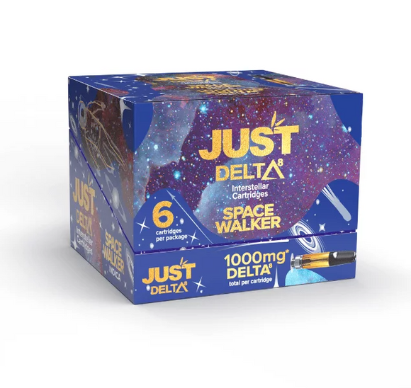 JustDelta - Delta 8 THC Cartridge - Space Walker - 1000mg - 6 Pack