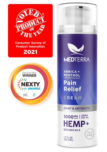 Medterra - CBD Topical - Pain Relief Cream - 500mg-1000mg